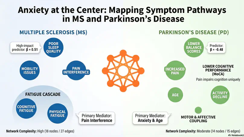 Directional Symptom Dependencies in MS & Parkinson's Disease Dashboard