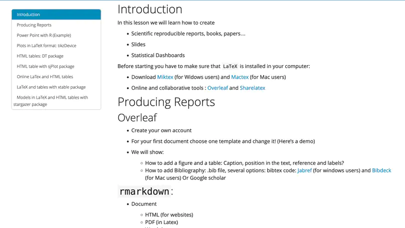 Reports, Dashboards and Slides with R